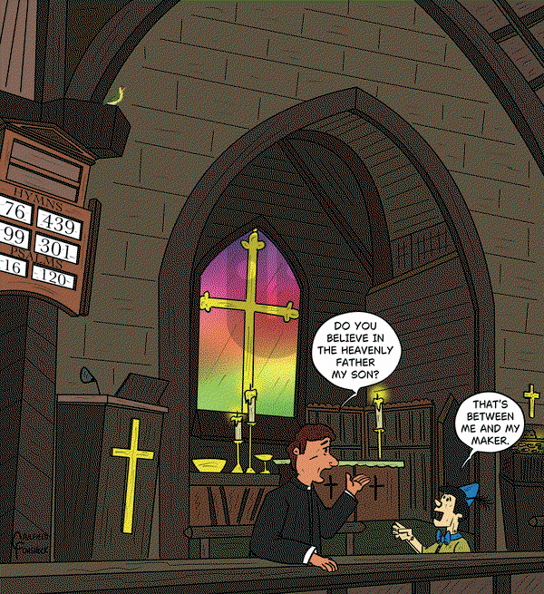 Yaffle on Friday March 21, 2025 Comic Strip