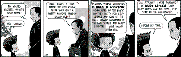 The Boondocks on Tuesday November 12, 2013 Comic Strip