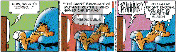Garfield on Friday December 6, 2002 Comic Strip