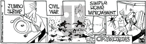 The Buckets on Wednesday July 11, 2001 Comic Strip