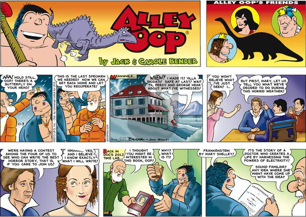 Alley Oop on Sunday November 3, 2013 Comic Strip