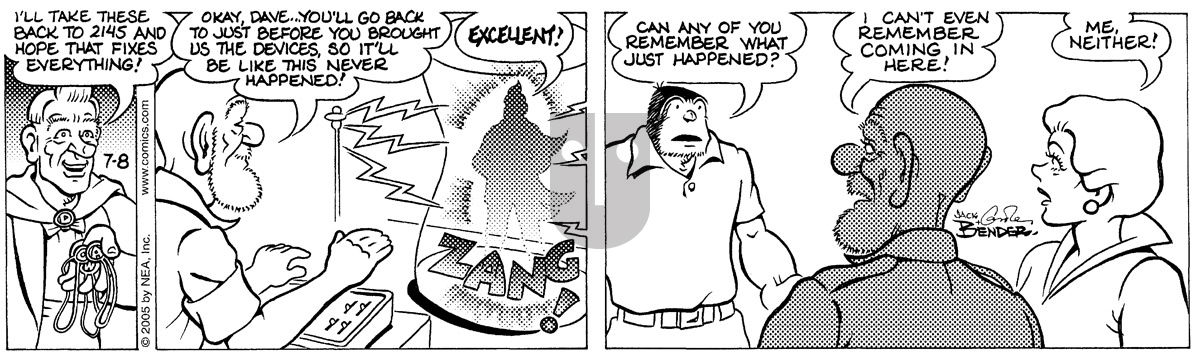 Alley Oop - Friday July 8, 2005 Comic Strip