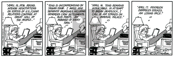 Doonesbury on Friday November 16, 1979 Comic Strip