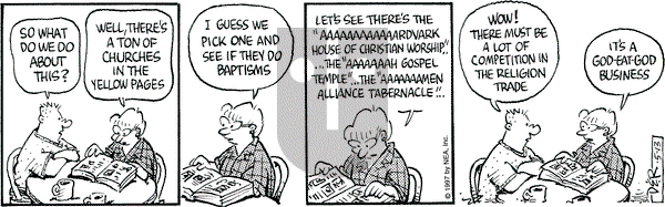 Betty on Tuesday May 13, 1997 Comic Strip