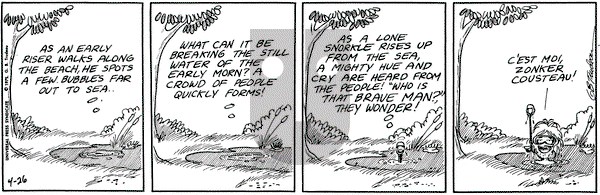 Doonesbury on Wednesday April 26, 1972 Comic Strip