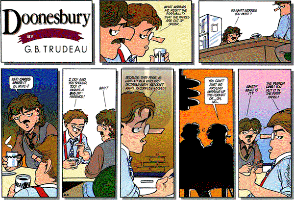 Doonesbury on Sunday October 31, 1993 Comic Strip