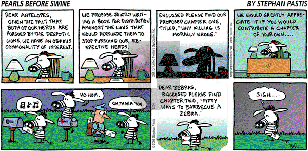 Pearls Before Swine on Sunday March 24, 2002 Comic Strip