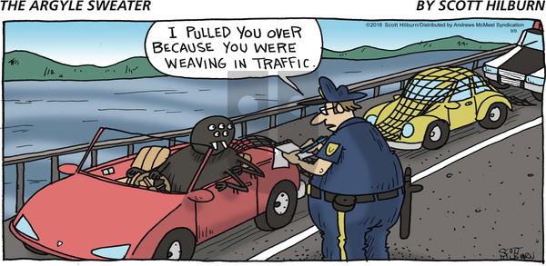 The Argyle Sweater on Sunday September 9, 2018 Comic Strip
