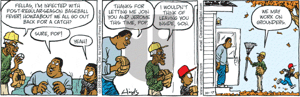 Cleats - Monday October 17, 2005 Comic Strip
