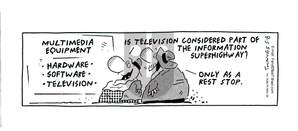 Frank and Ernest on Monday May 8, 1995 Comic Strip