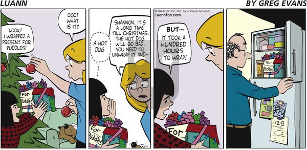 Luann - Sunday December 8, 2024 Comic Strip