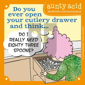 Aunty Acid on Thursday October 12, 2017 Comic Strip