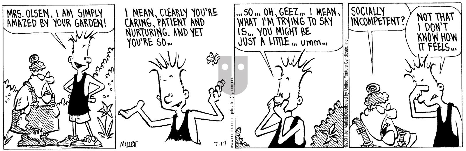 Frazz - Tuesday July 17, 2001 Comic Strip