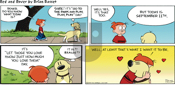Red and Rover on Sunday September 11, 2011 Comic Strip
