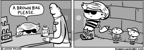 Robbie and Bobby on Friday April 4, 2025 Comic Strip