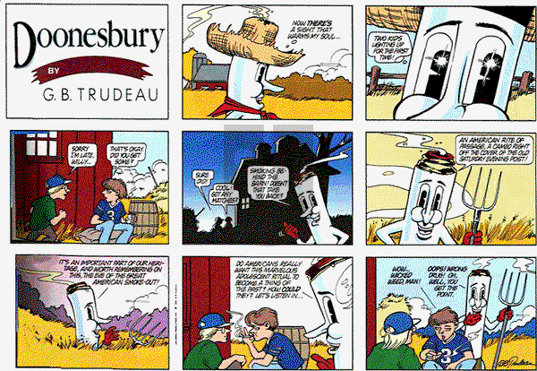 Doonesbury on Sunday November 15, 1992 Comic Strip