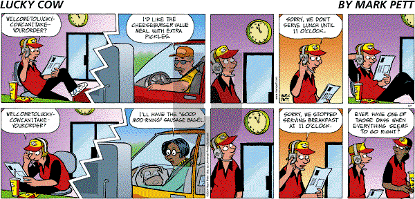 Lucky Cow on Sunday March 9, 2025 Comic Strip