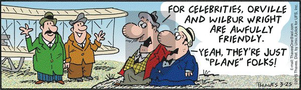 Frank and Ernest on Wednesday March 25, 2015 Comic Strip