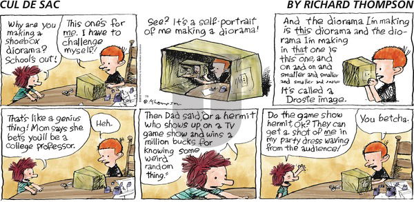 Cul de Sac on Sunday July 9, 2017 Comic Strip