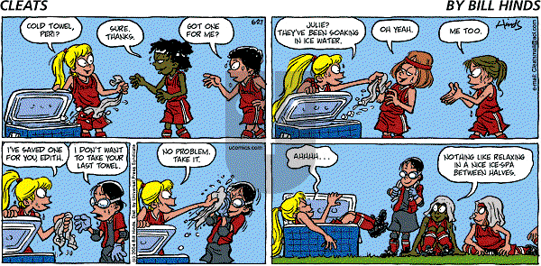 Cleats - Sunday June 27, 2004 Comic Strip