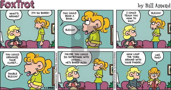 FoxTrot on Sunday May 3, 2020 Comic Strip