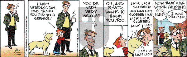 Red and Rover on Monday November 11, 2019 Comic Strip