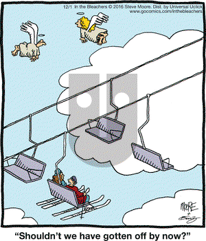In the Bleachers on Thursday December 1, 2016 Comic Strip