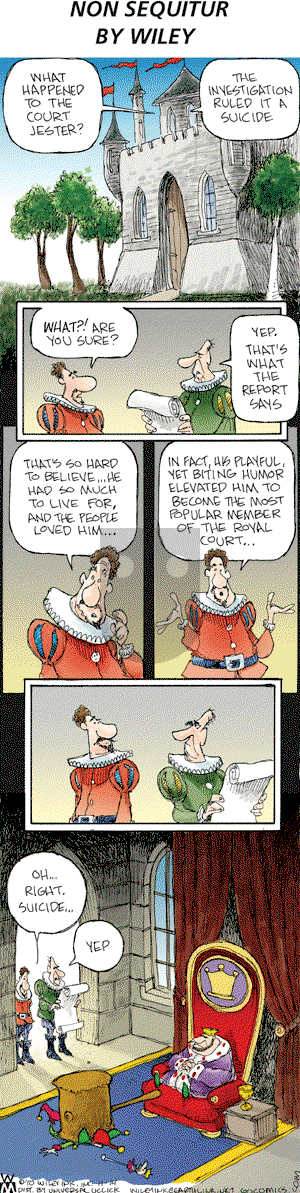 Non Sequitur on Sunday November 14, 2010 Comic Strip