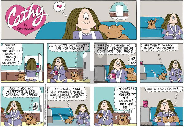 Cathy Classics on Sunday September 11, 2011 Comic Strip