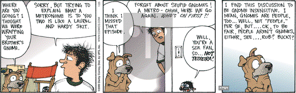 Get Fuzzy on Friday January 23, 2009 Comic Strip