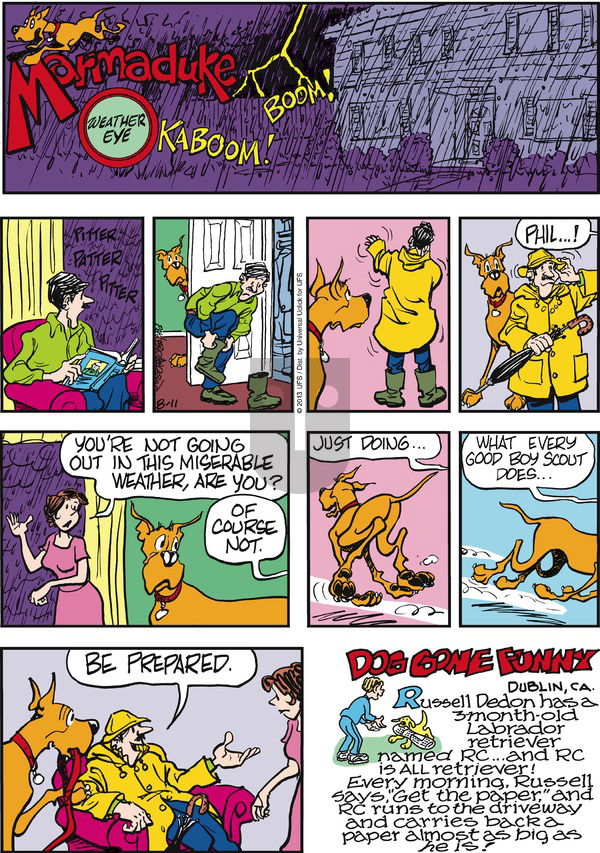 Marmaduke on Sunday August 11, 2013 Comic Strip