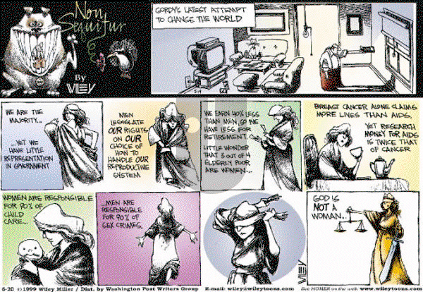 Non Sequitur on Sunday June 20, 1999 Comic Strip