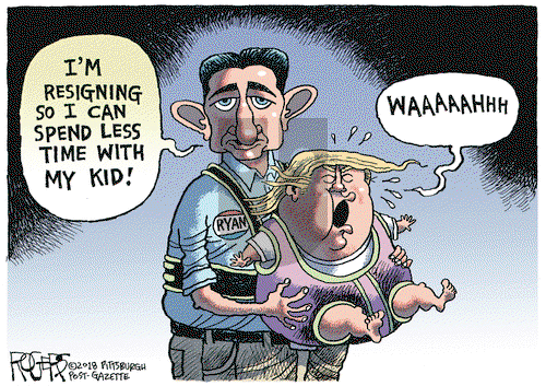Rob Rogers on Friday April 13, 2018 Comic Strip