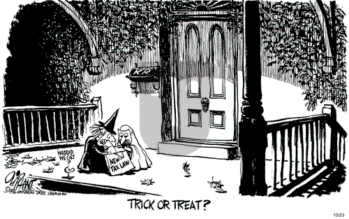 Pat Oliphant on Thursday October 23, 1986 Comic Strip