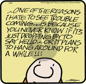 Ziggy on Wednesday March 28, 2018 Comic Strip