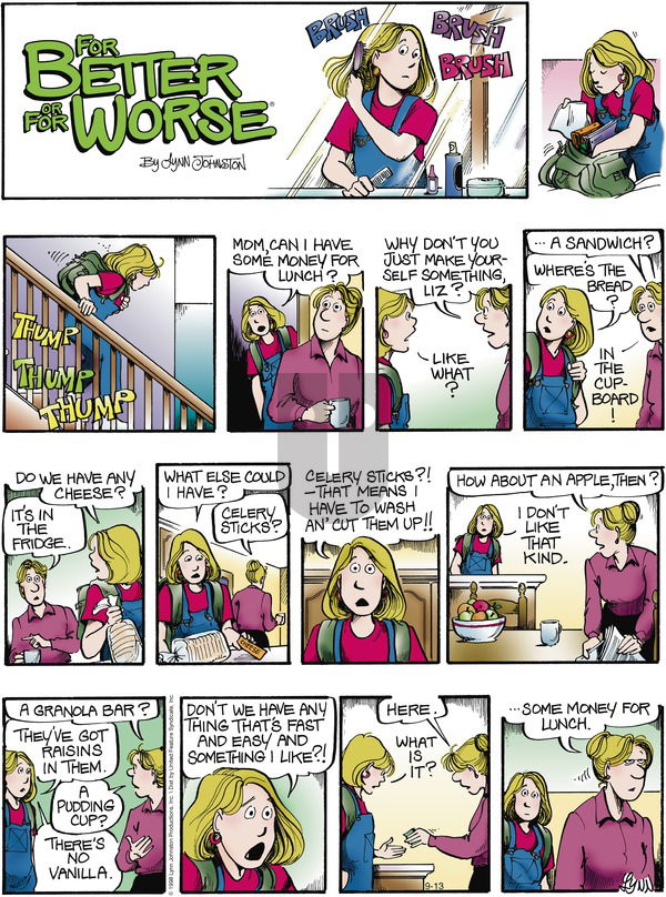 For Better or For Worse on Sunday September 13, 1998 Comic Strip