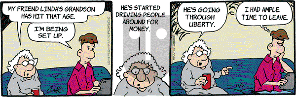 Lola on Wednesday November 7, 2018 Comic Strip
