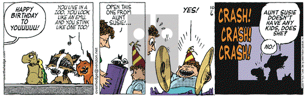 Over the Hedge on Saturday October 6, 2007 Comic Strip