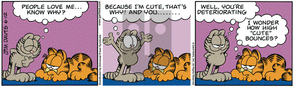 Garfield on Saturday June 12, 2004 Comic Strip