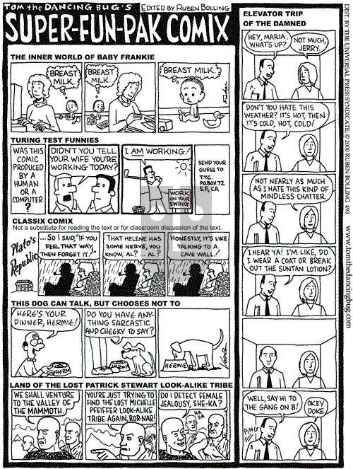 Tom the Dancing Bug on Saturday April 29, 2000 Comic Strip