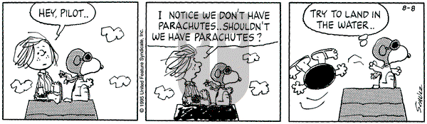 Peanuts on Saturday October 14, 1995 Comic Strip