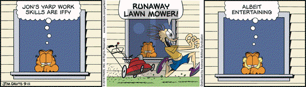 Garfield on Tuesday September 11, 2018 Comic Strip