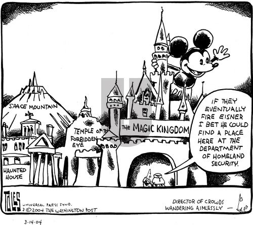 Tom Toles on Sunday March 14, 2004 Comic Strip