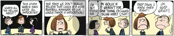 Peanuts on Thursday February 15, 2001 Comic Strip