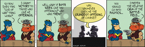 Ink Pen on Saturday August 29, 2009 Comic Strip