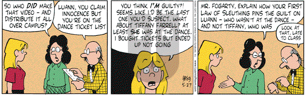 Luann on Friday May 27, 2005 Comic Strip