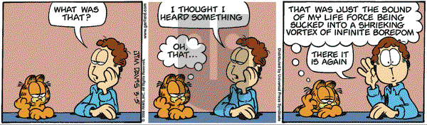 Garfield - Wednesday March 5, 2008 Comic Strip