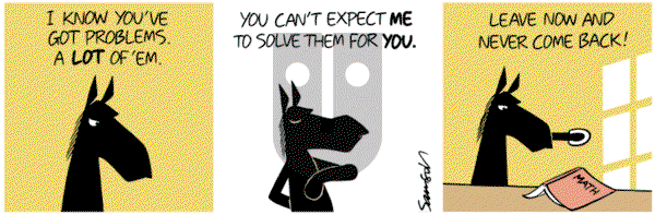 Dark Side of the Horse on Wednesday February 3, 2016 Comic Strip
