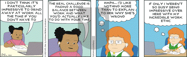 Nancy on Thursday April 8, 2021 Comic Strip