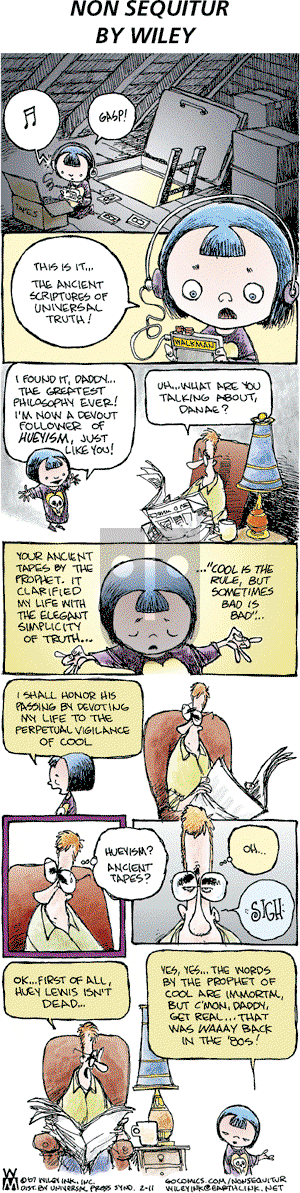 Non Sequitur on Sunday February 11, 2007 Comic Strip
